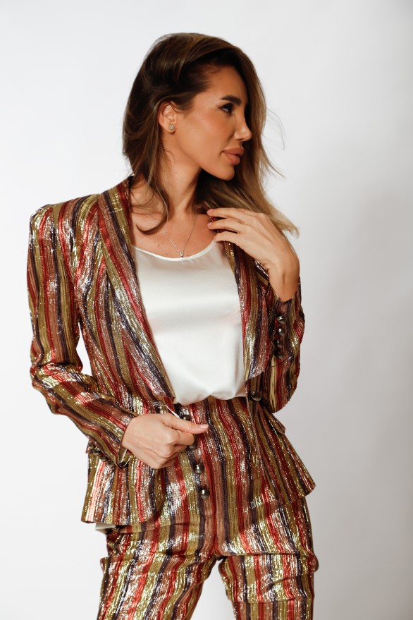 Silk velvet jacket
