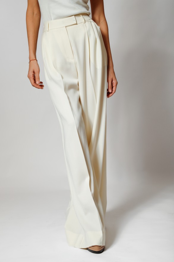 Brown striped pants