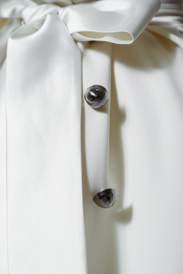 Wool and silk vest